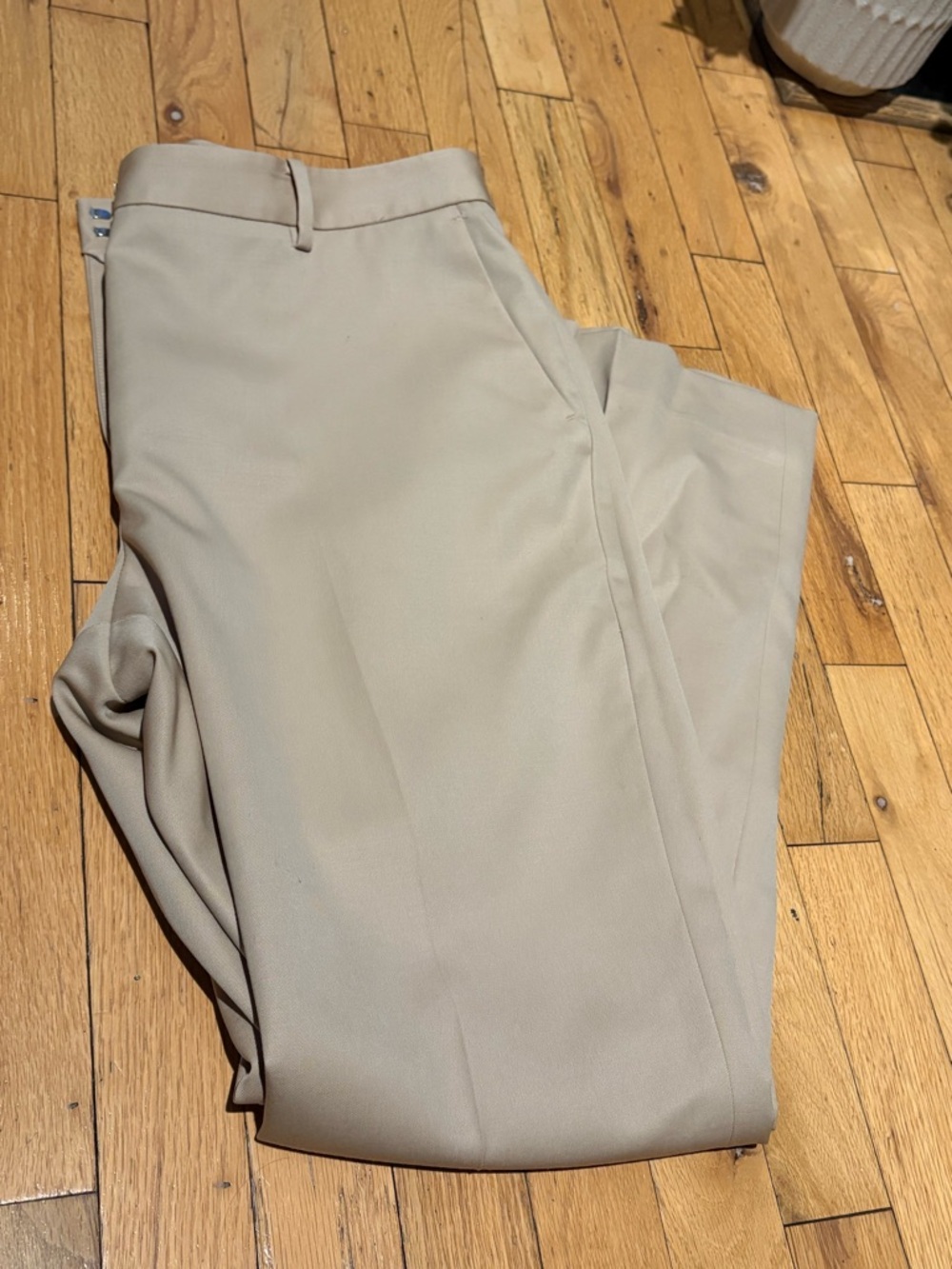 Women’s Classic Straight Dress Pants in Beige